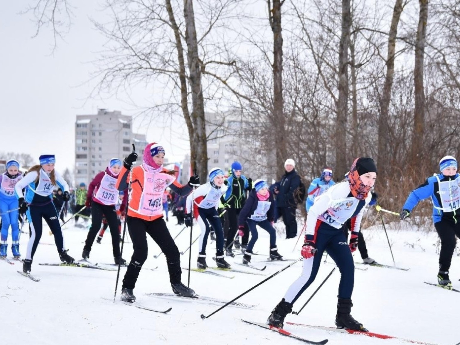 Более 400 вологжан зарегистрировались на участие во всероссийской массовой лыжной гонке «Лыжня России 2024».