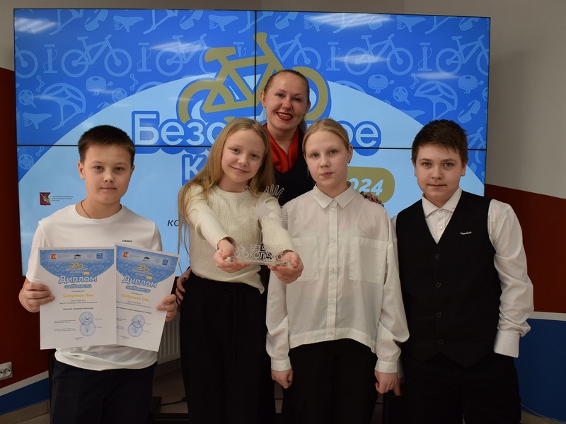 Команда школы № 12 стала победителем городского этапа конкурса «Безопасное колесо».