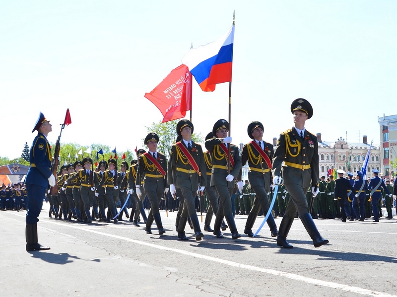 Парад Победы в Вологде будет транслироваться в прямом эфире.