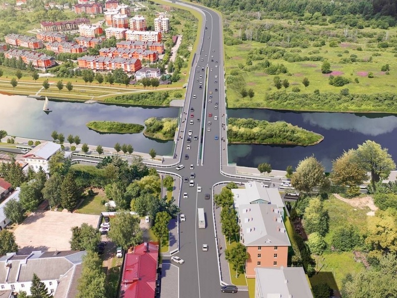 Вологжанам представили визуализацию Некрасовского моста, который сейчас строят в городе.